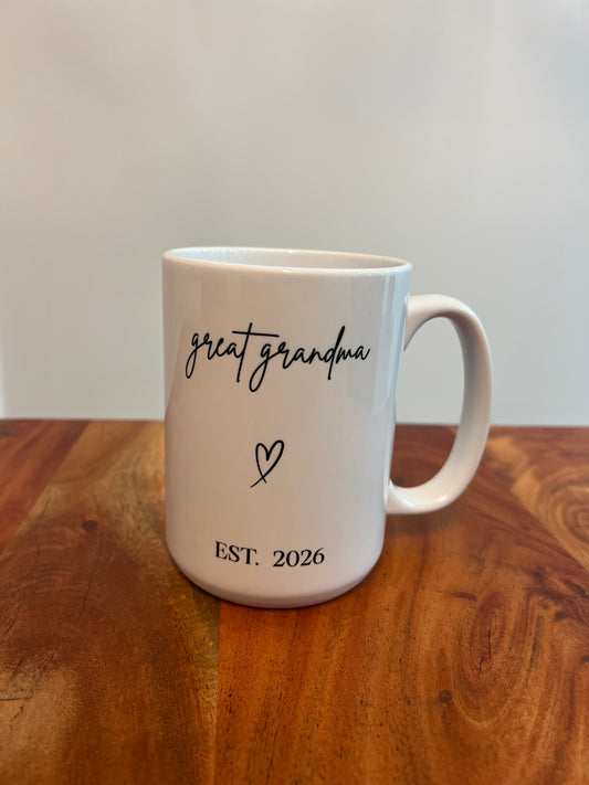 15 oz Customized mug