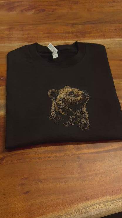 Embroidered Bear T-Shirt
